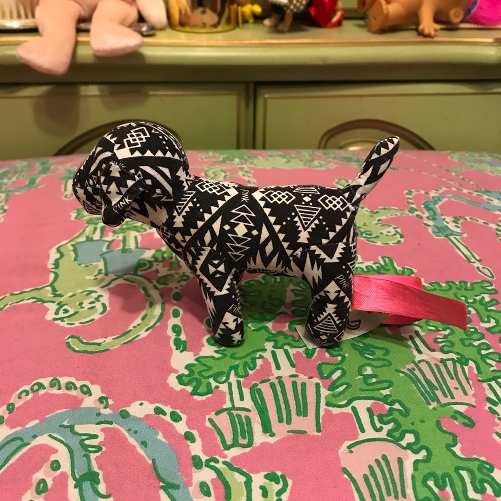 PINK Victoria's Secret Black and White Dog